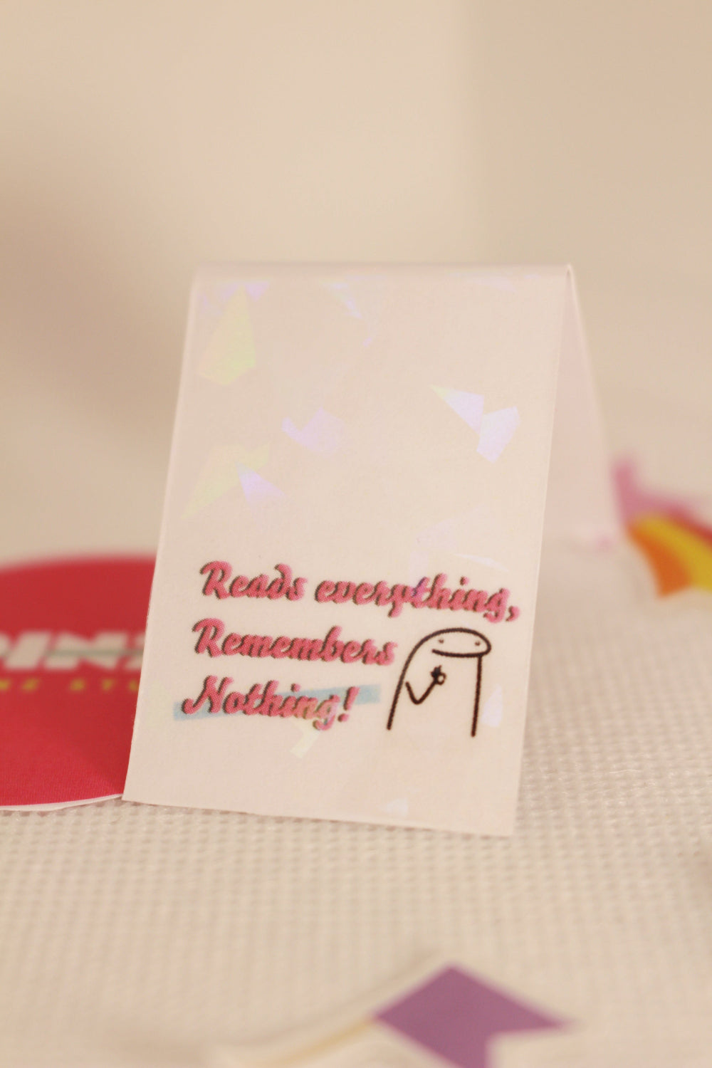 Reads Everything, Remembers Nothing! - Magnetic Bookmarks